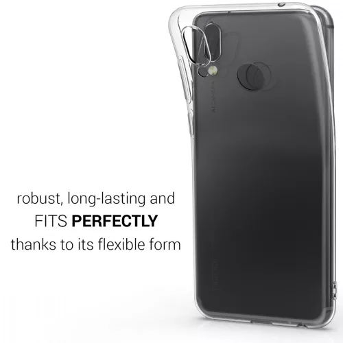 Kryt pro Huawei Honor Play, silikonový, průhledný, 46098.03