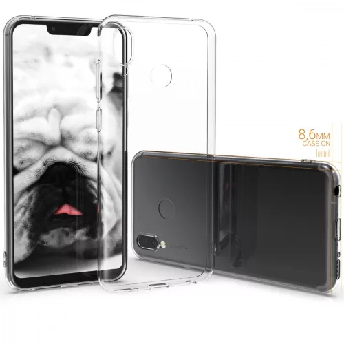 Kryt pro Huawei Honor Play, silikonový, průhledný, 46098.03