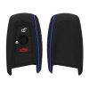 Kryt na klíče od auta pro BMW - 3 tlačítka - Keyless Go, silikonový, černý, 46209.04
