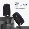 Kryt na klíče od auta pro BMW - 3 tlačítka - Keyless Go, silikonový, černý, 46209.04