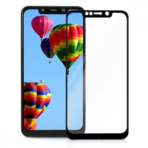Ochranná fólie pro Xiaomi Pocophone F1, kalibry, přední, černá, 46369.01