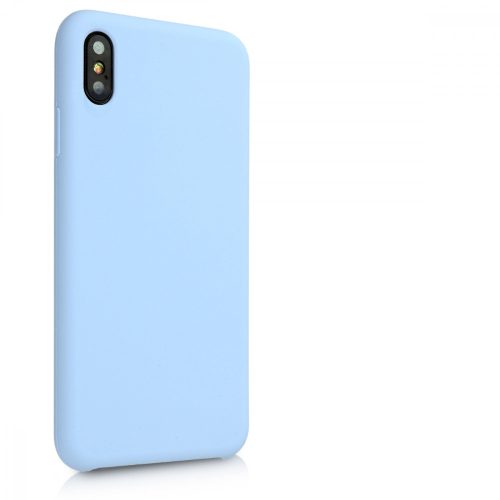 Pouzdro pro Apple iPhone XS Max, silikonové, modré, 45909.58