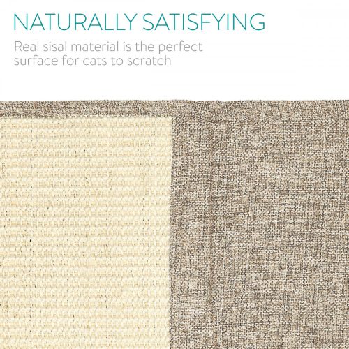 Ochrana proti poškrábání pro kočky, 60x45 cm, Sisal, Hnědá, 45105.24.02