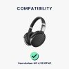 Sada 2 náušníků pro sluchátka Sennheiser HD 4.50 BTNC, Kwmobile, černá, eko kůže, 46414.01