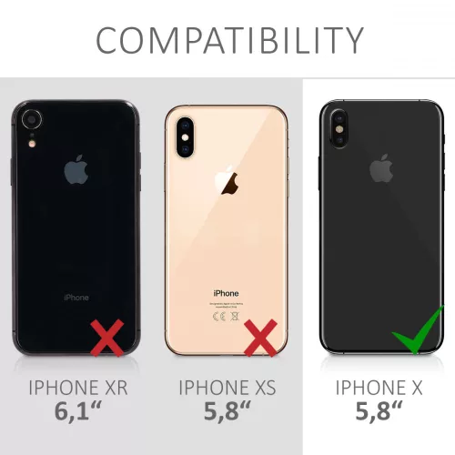 Pouzdro pro Apple iPhone X / iPhone XS, silikonové, růžové zlato, 42495.76