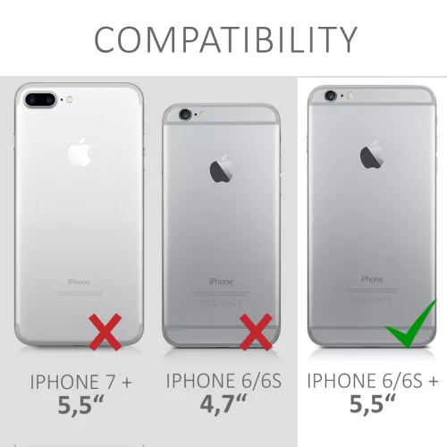 Pouzdro pro Apple iPhone 6 Plus / iPhone 6s Plus, silikonové, růžové, 37726.89
