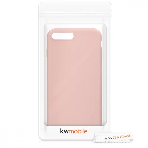 Pouzdro pro Apple iPhone 8 Plus / iPhone 7 Plus, silikon, růžové zlato, 39499,89