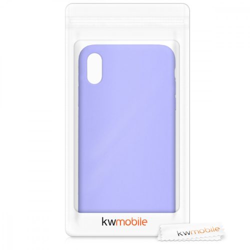 Pouzdro pro Apple iPhone XS Max, silikonové, fialové, 45909.108