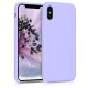 Pouzdro pro Apple iPhone X / iPhone XS, silikonové, fialové, 46313.108