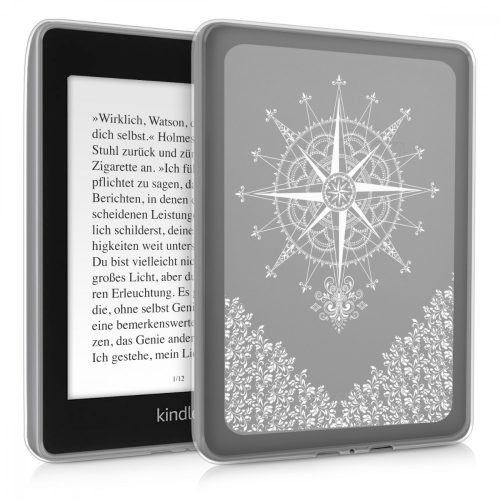 Pouzdro pro Kindle Paperwhite 10, silikonové, bílé, 46724.04