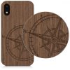 Pouzdro pro Apple iPhone XR, dřevo, hnědé, 46748.01