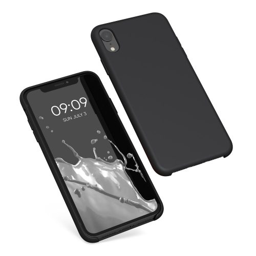 Pouzdro pro Apple iPhone XR, silikonové, černé, 45910.01