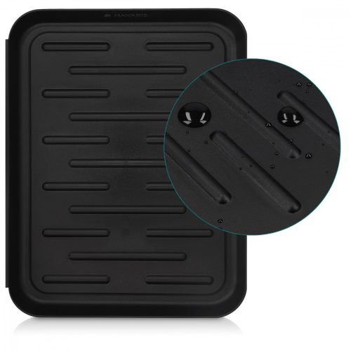 Sada 3 obdélníkových podnosů na boty, 35 x 27 cm, 46753.01