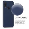 Pouzdro pro BQ Aquaris X2, silikonové, modré, 45192.53