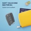 Krytka na klíče od auta pro VW - 3 tlačítka, silikonová, šedá, 46967.01