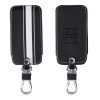 Kryt na klíče od auta pro Renault / Dacia - 4 tlačítka - Keyless Go, Ekokůže, Černá, 44637.11