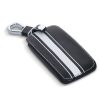 Kryt na klíče od auta pro Renault / Dacia - 4 tlačítka - Keyless Go, Ekokůže, Černá, 44637.11