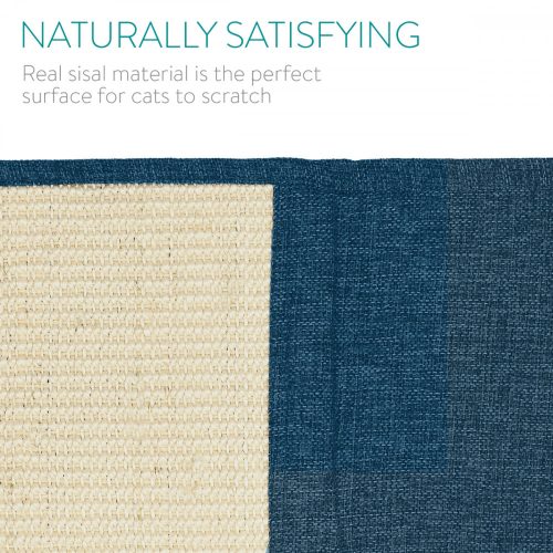 Ochrana proti poškrábání pro kočky, 60x45 cm, Sisal, Modrá, 45105.04.17