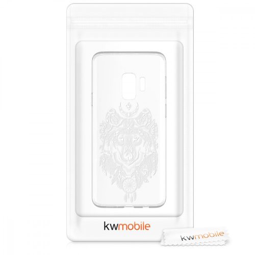 Pouzdro pro Samsung Galaxy S9, silikonové, bílé, 44092.11