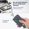 Pouzdro na klíče od auta pro Renault / Dacia - 4 tlačítka - Keyless Go, ekologická kůže, šedá, 45656.73