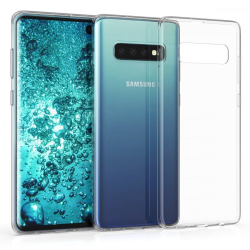 Pouzdro pro Samsung Galaxy S10 Plus, silikonové, průhledné, 47454.03