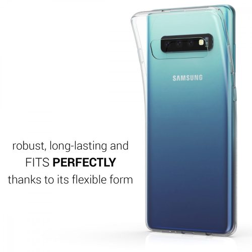Pouzdro pro Samsung Galaxy S10 Plus, silikonové, průhledné, 47454.03