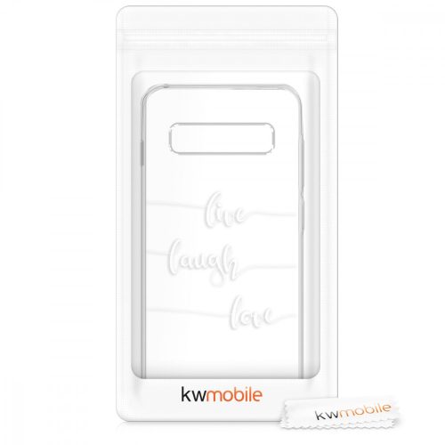 Kryt pro Samsung Galaxy S10, silikonový, průhledný, 47448.02