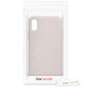 Pouzdro pro Apple iPhone X / iPhone XS, silikonové, béžové, 46313.11