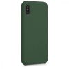 Pouzdro pro Apple iPhone X / iPhone XS, silikonové, zelené, 42495.80