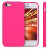 Pouzdro pro Apple iPhone 5 / iPhone 5s / iPhone SE, silikonové, růžové, 42766.08