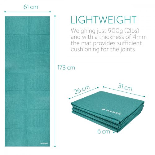 Navaris skládací podložka na jógu, 173 x 61 cm, 45983,78