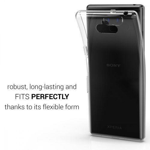 Pouzdro pro Sony Xperia 10, silikonové, průhledné, 47999.03