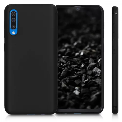 Pouzdro pro Samsung Galaxy A50, silikonové, černé, 48054.47
