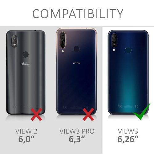 Kryt pro Wiko View 3, silikonový, průhledný, 48076.03