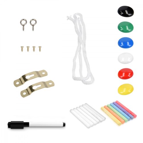 Magnetická tabule kombinovaná s křídou Navaris, 60 x 40 cm, 46082.02