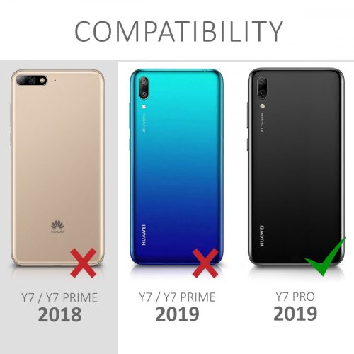 Kryt pro Huawei Y7 Pro (2019), textilní, šedý, 48369.01