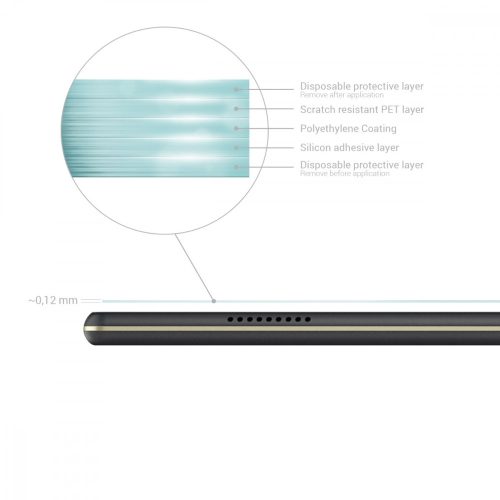 Sada 2 matných ochranných fólií na tablet Lenovo Tab M10, Kwmobile, Transparent, Plastic, 48375.2