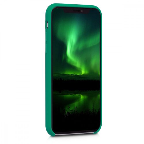 Pouzdro pro Apple iPhone X / iPhone XS, silikonové, zelené, 42495.142