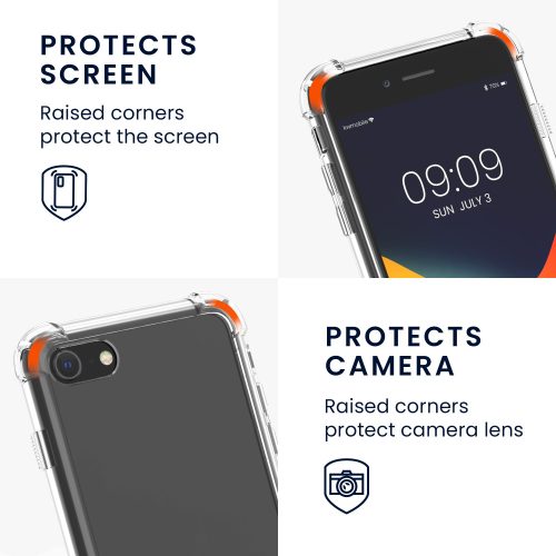 Pouzdro pro Apple iPhone 8 / iPhone 7 / iPhone SE 2, silikonové, průhledné, 47247.07