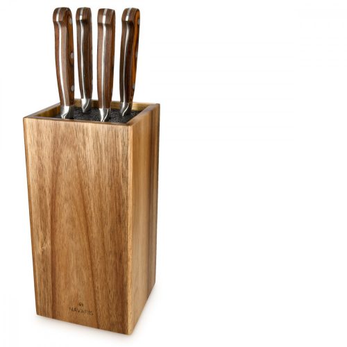 Držák na nože z akátového dřeva, 24 x 12 cm, 48460.01.1