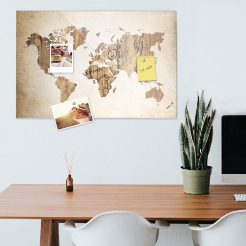 Magnetická tabule Navaris, 90 x 60 cm, popisovač, 5 magnetů, 45723.07