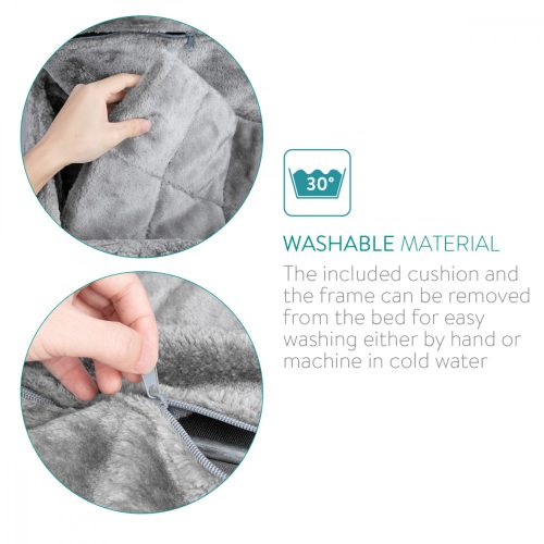 Extra košík na kočky s kovovým rámem, 40 x 30 x 15 cm, 48615.22