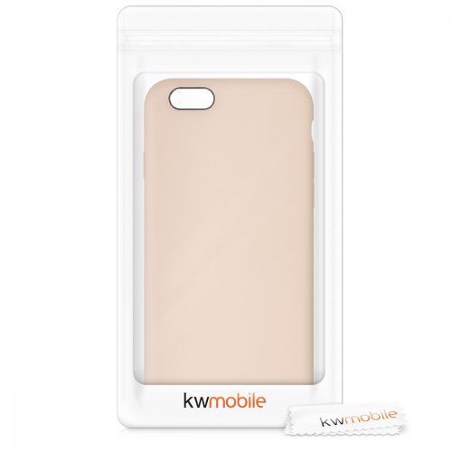 Pouzdro pro Apple iPhone 6 / iPhone 6s, silikonové, krémové, 40223.154