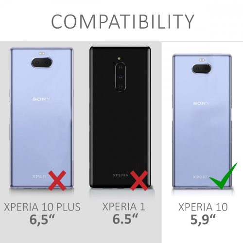 Pouzdro pro Sony Xperia 10, silikonové, růžové, 46564.06