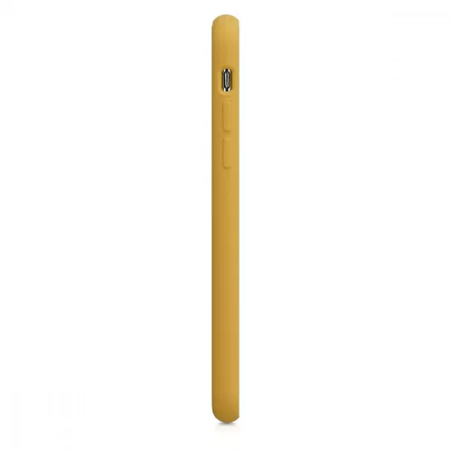 Pouzdro pro Apple iPhone X / iPhone XS, silikonové, žluté, 42495.143