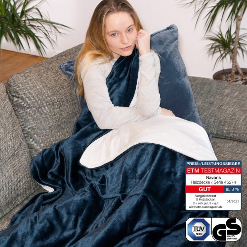Navaris vyhřívaná elektrická deka 180 x 130 cm, 45274.08.01