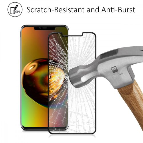 Ochranná fólie pro Huawei Mate 20 Pro, kalibry, přední, černá, 48812.01