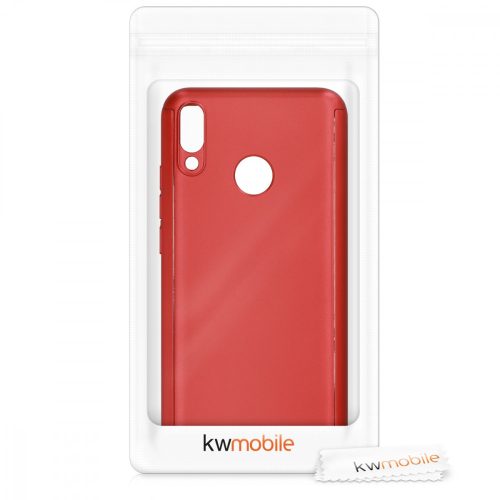 Kryt pro Huawei Y9 (2019), polykarbonát, červený, 48889.36