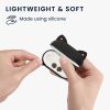 Kryt pro sluchátka Apple AirPods 2/AirPods 1, Kwmobile, Black/White, Silikon, 48919.01