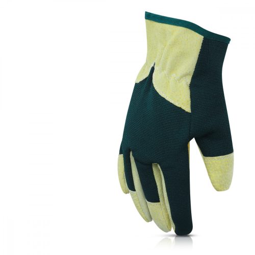 Semišové zahradnické rukavice Navaris, velikost 2XL, tkanina Spandex, 49174,05